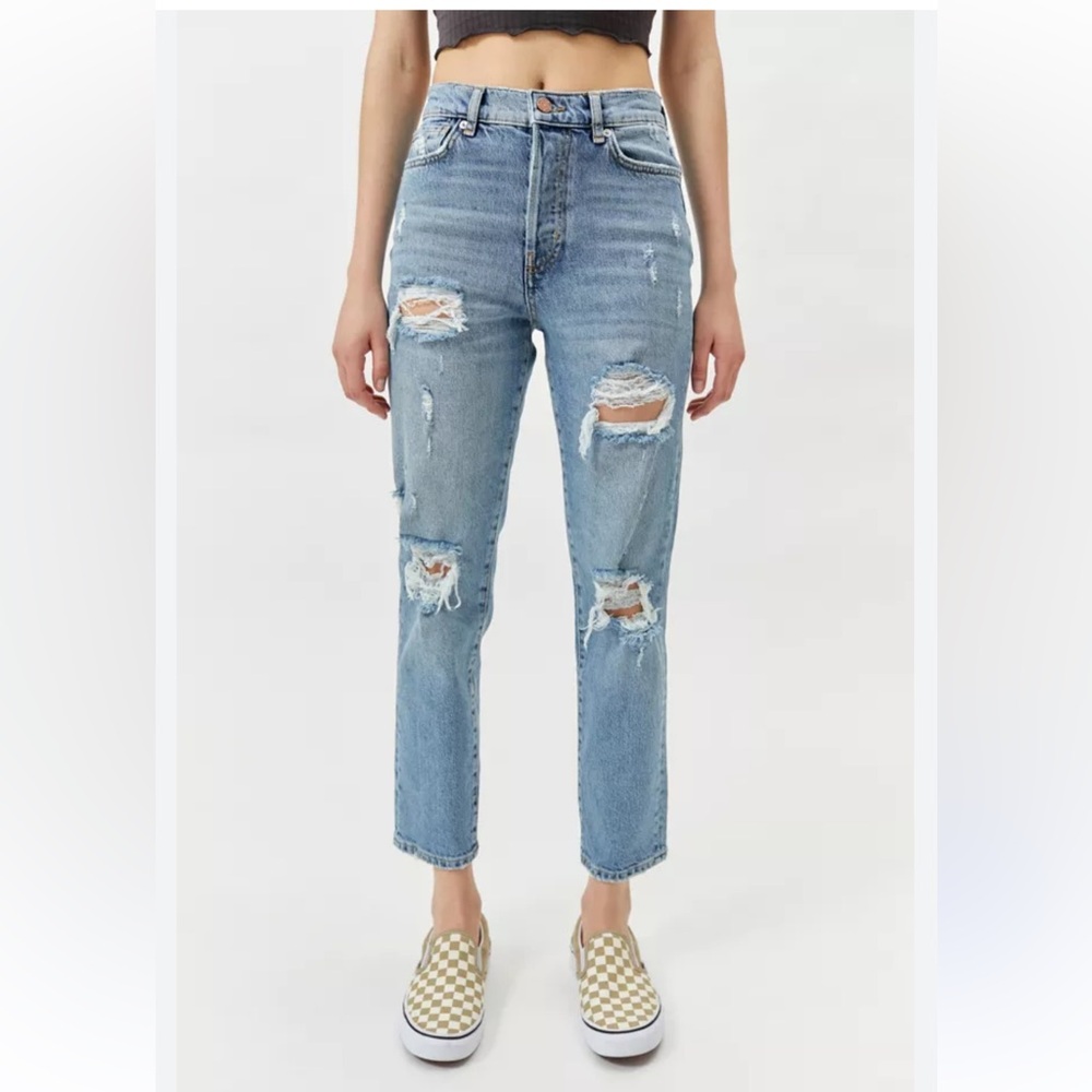 BDG Stretch High Rise Slim Straight‎ Jean